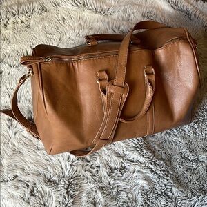 Sole Society Leather Duffle Bag